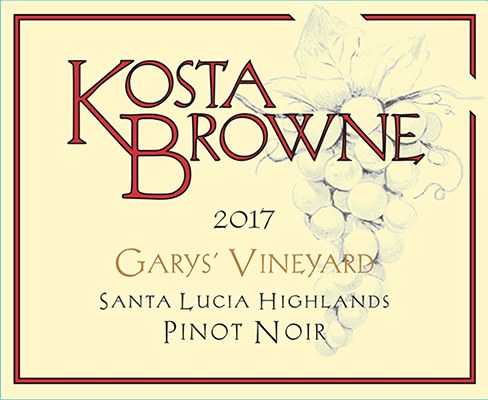 2017 Kosta Browne Garys' Vineyard Pinot Noir